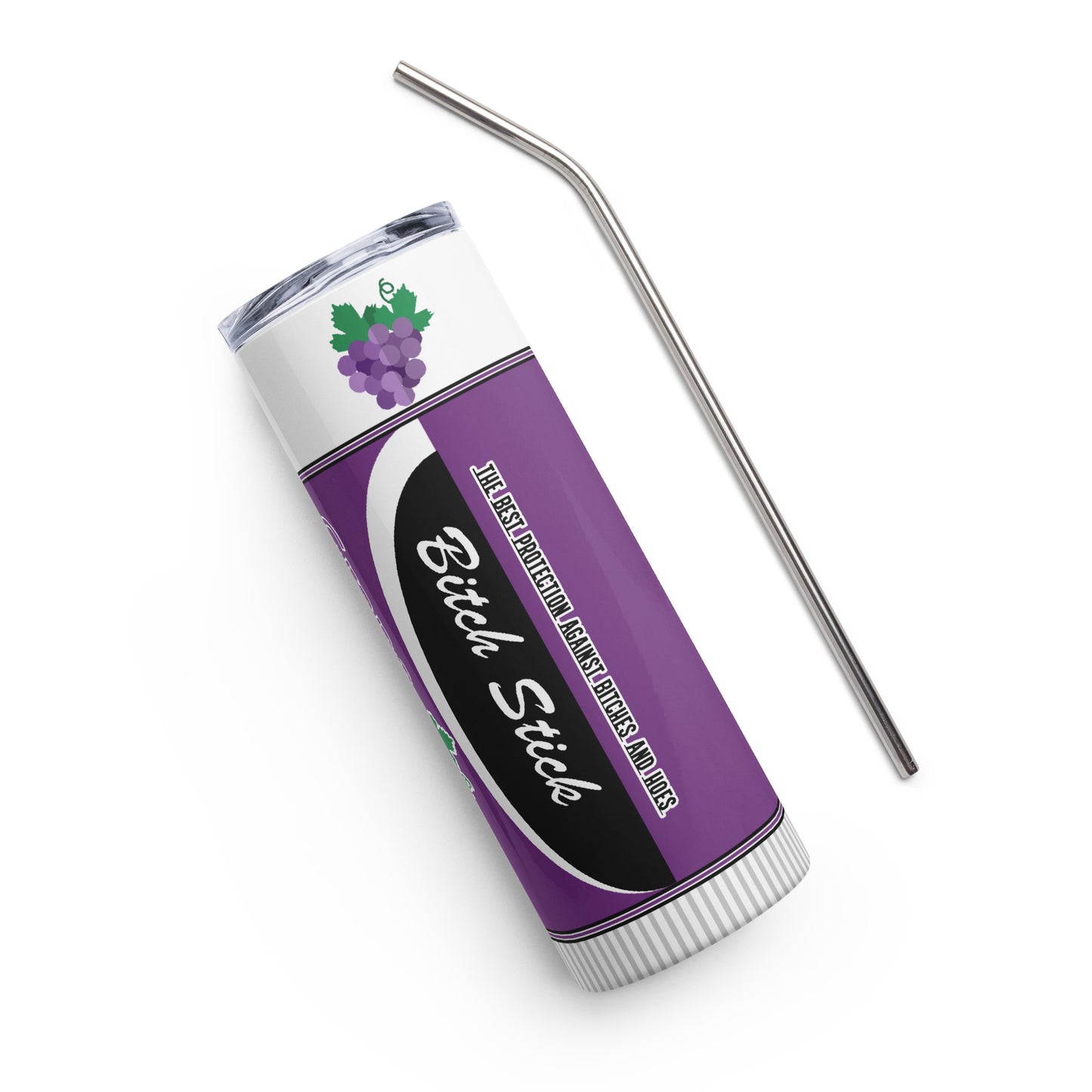 Grape BitchStick Stainless steel tumbler