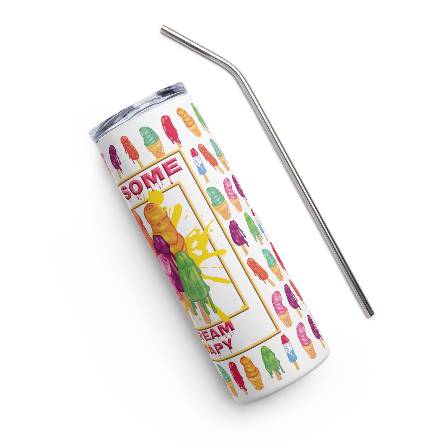 Ice Cream Dicks Stainless steel tumbler