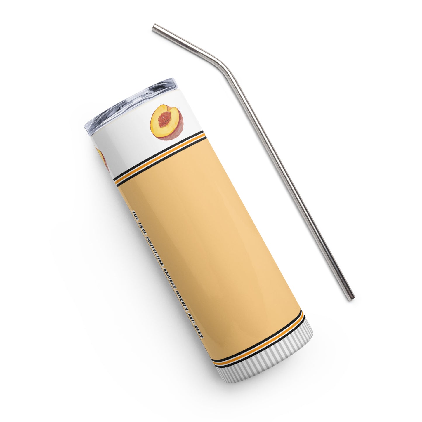 Peach BitchStick Stainless steel tumbler