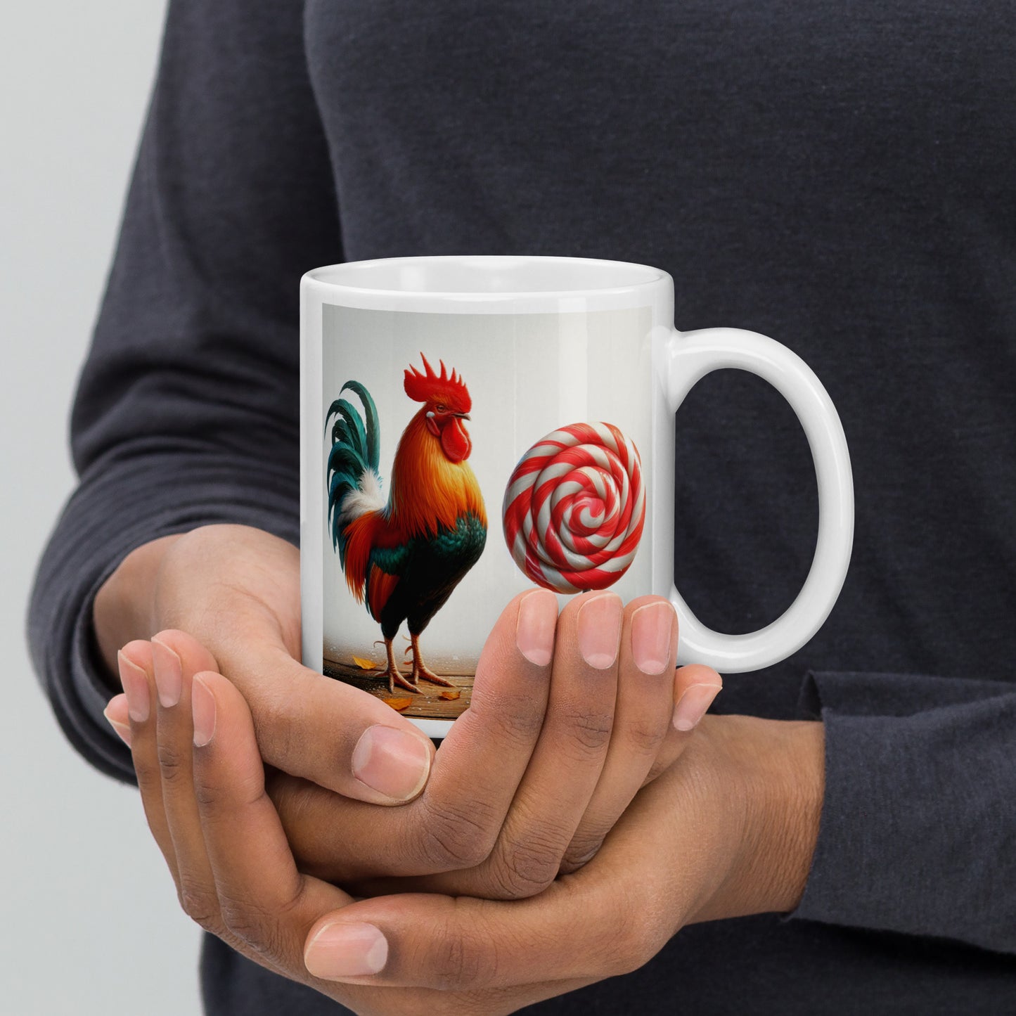 Cock Sucker #2 White glossy mug