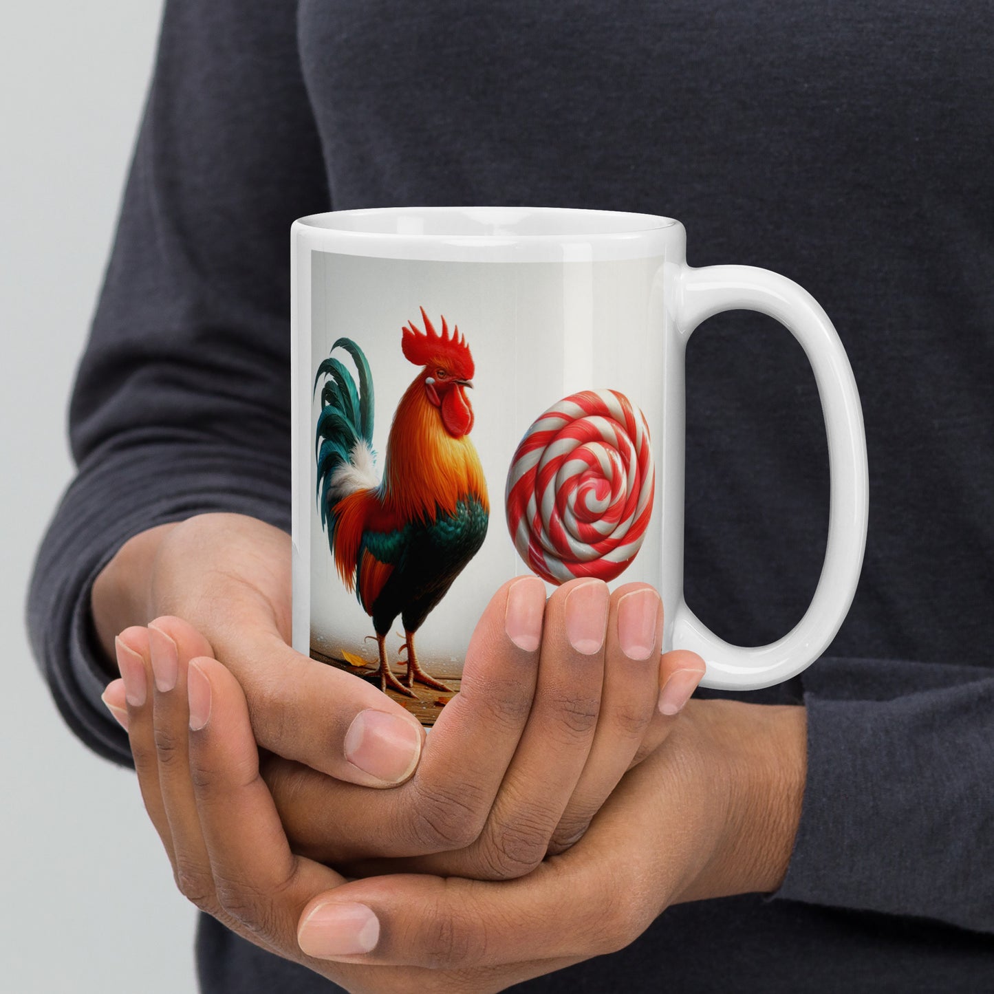 Cock Sucker #2 White glossy mug