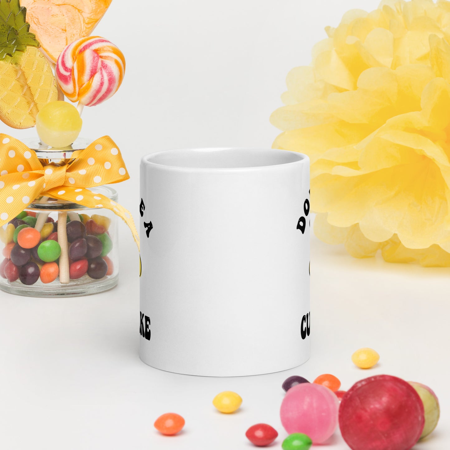 Cuntcake White glossy mug