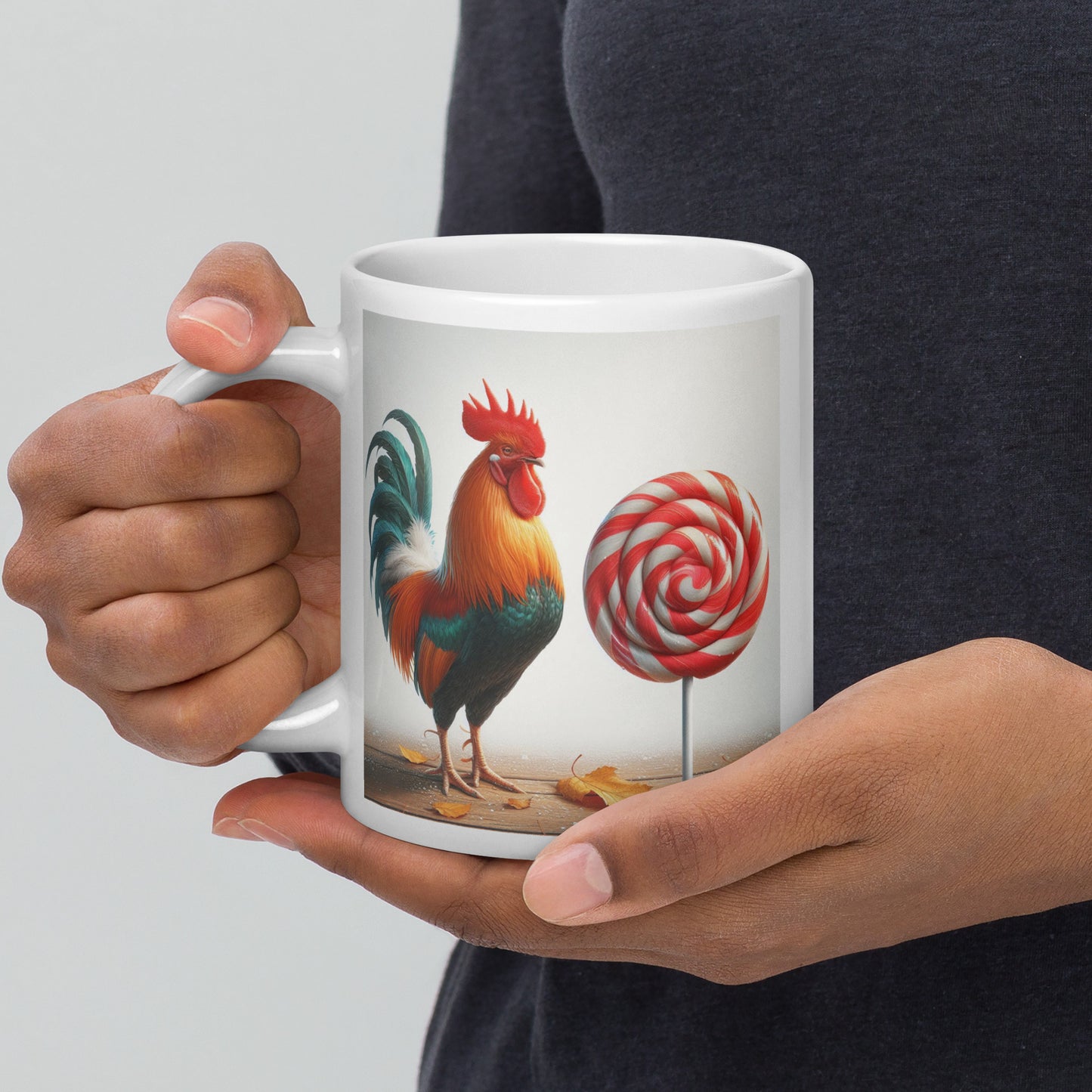 Cock Sucker #2 White glossy mug