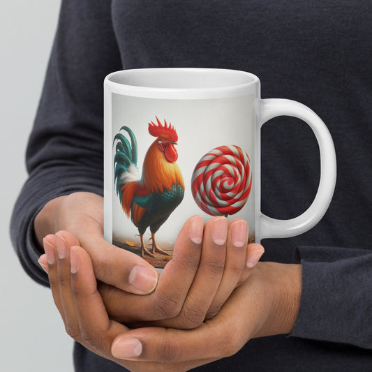 Cock Sucker #2 White glossy mug