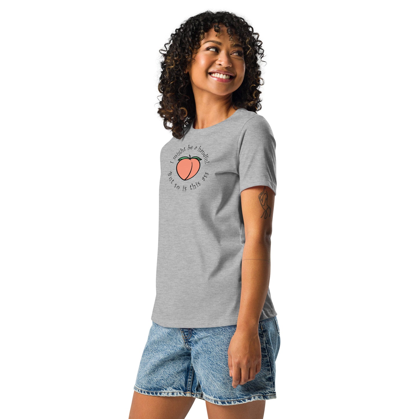 Peach handful Women's Relaxed T-Shirt