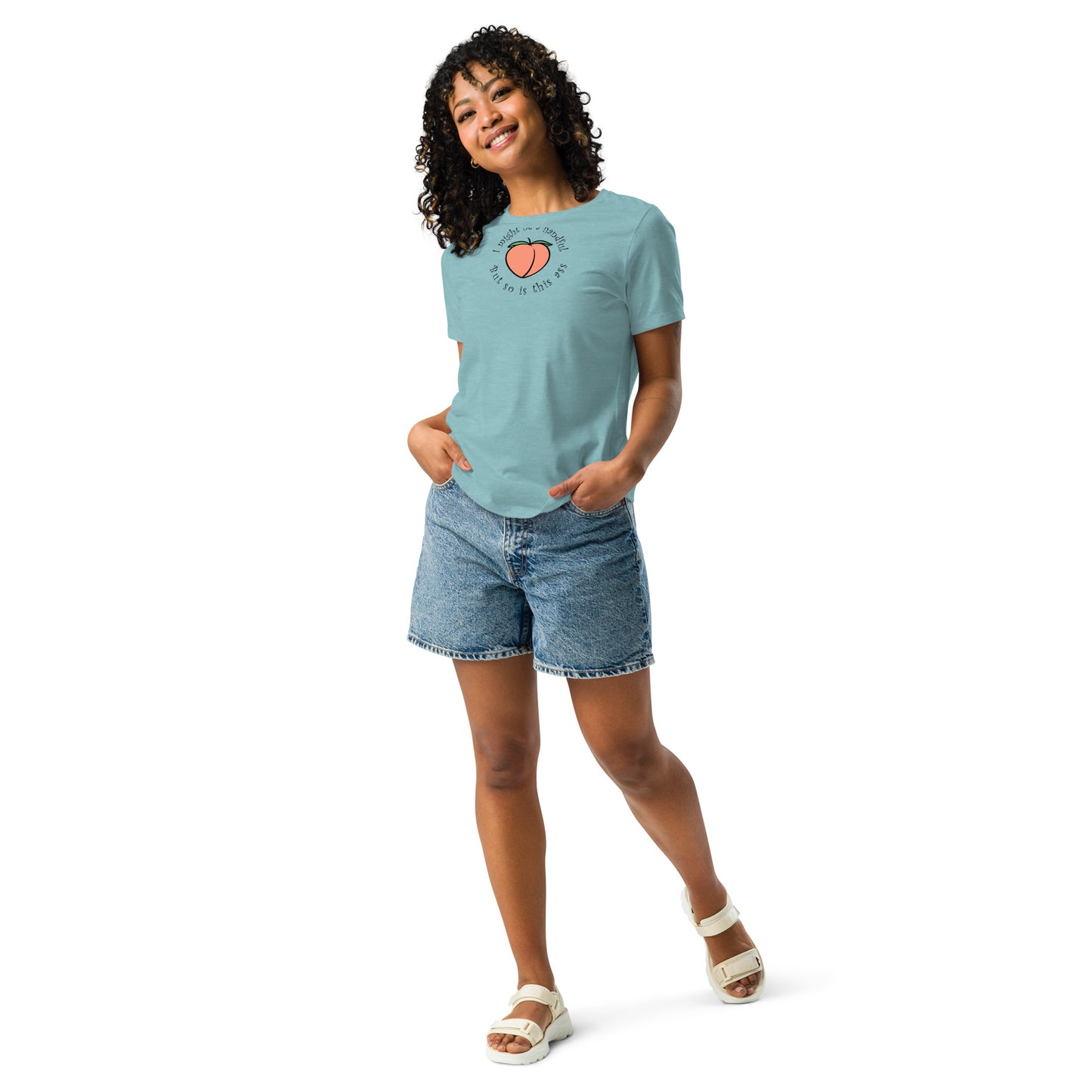 Peach handful Women's Relaxed T-Shirt