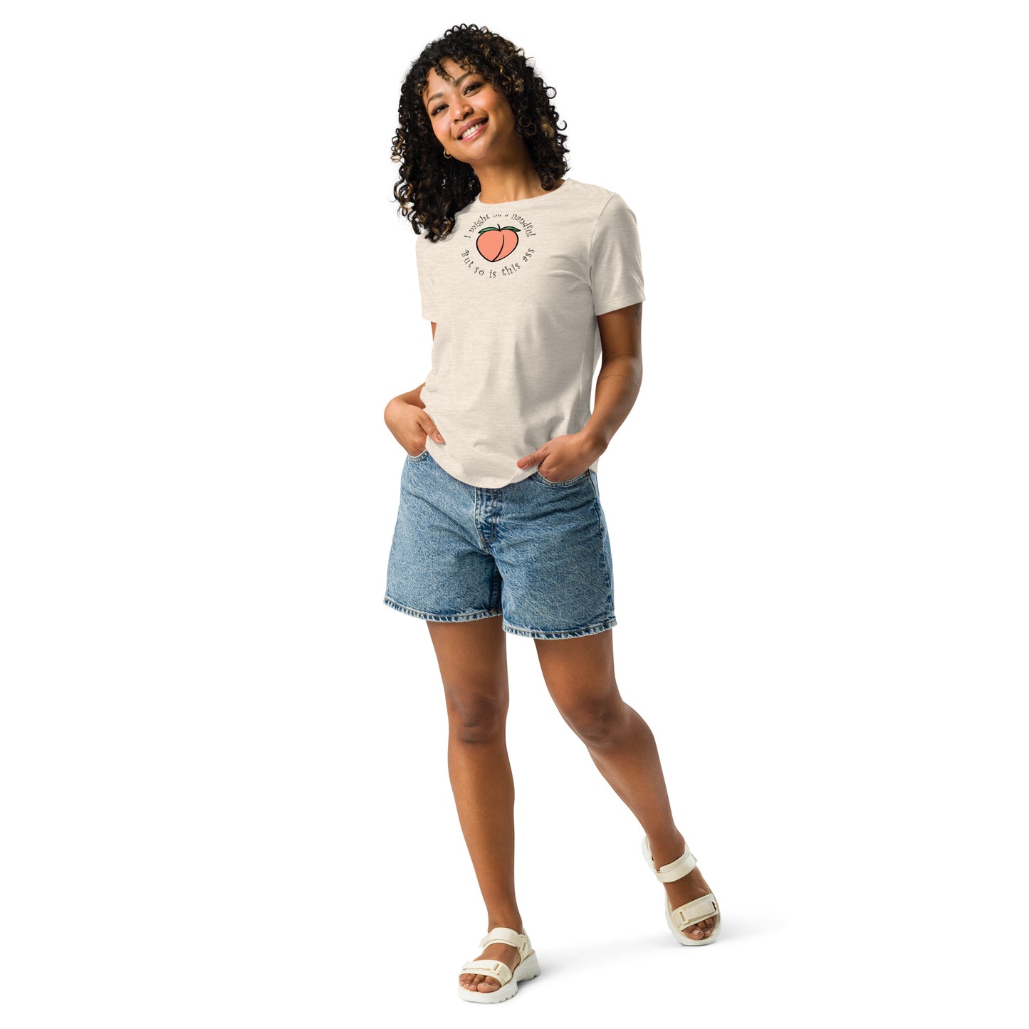 Peach handful Women's Relaxed T-Shirt