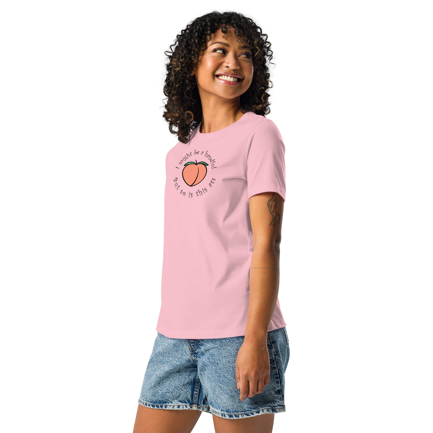 Peach handful Women's Relaxed T-Shirt