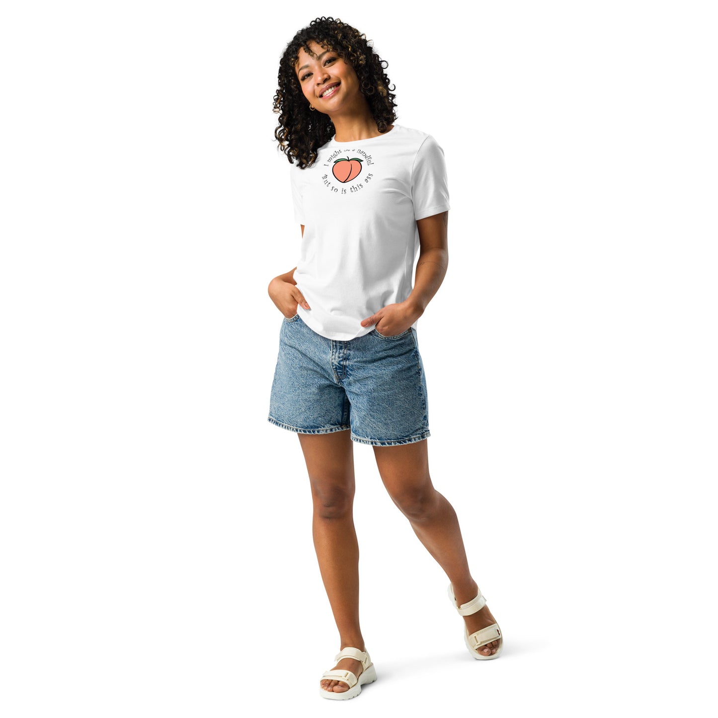 Peach handful Women's Relaxed T-Shirt